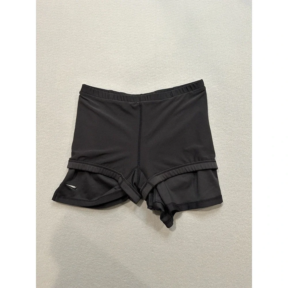 Nike Fit Dry Women's Black Athletic Running Shorts XS Polyester Stretch